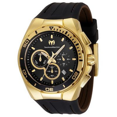 Watch TechnoMarine Cruise Steel Men's Watch - 45mm, Black, Brown TM-120020