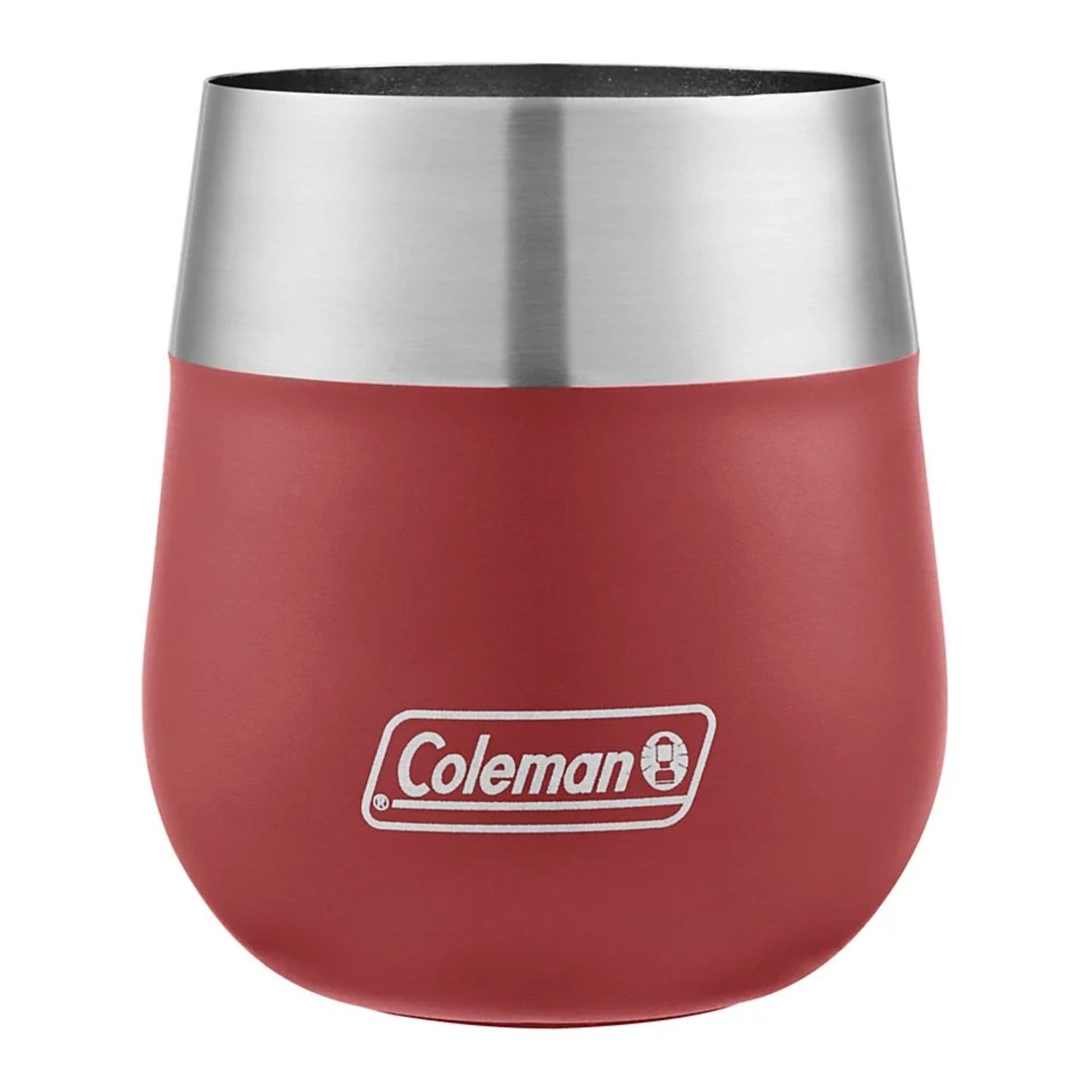 COLEMAN – Claret 13 oz Insulated Stainless Steel Wine Glass – Heritage Red