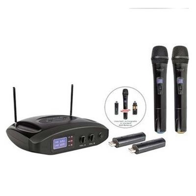 Studio Z GWR2000 Dual UHF Wireless Rechargeable Microphone GW-R2000 Studio Z GWR2000 Dual UHF Wireless Rechargeable Microphone GW-R2000