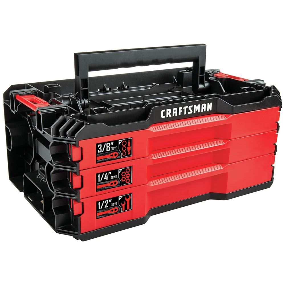 CRAFTSMAN – 216-Piece Mechanics Tool Set with 3 - Drawer Box