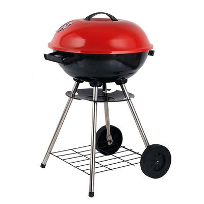 BRENTWOOD – Portable Charcoal BBQ Grill 17-Inch – Red