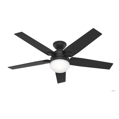 HYATECH – 52″ Modern Indoor Ceiling Fan with Dimmable Light & Remote Control