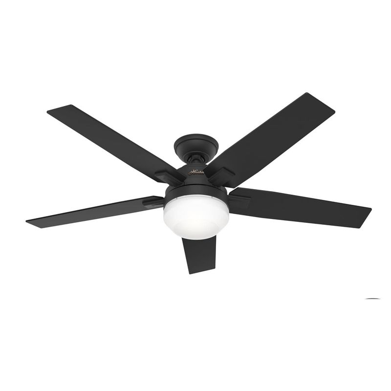 HYATECH – 52″ Modern Indoor Ceiling Fan with Dimmable Light & Remote Control