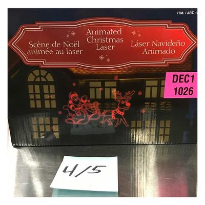 Animated Christmas laser Christmas 1284135 Open Box