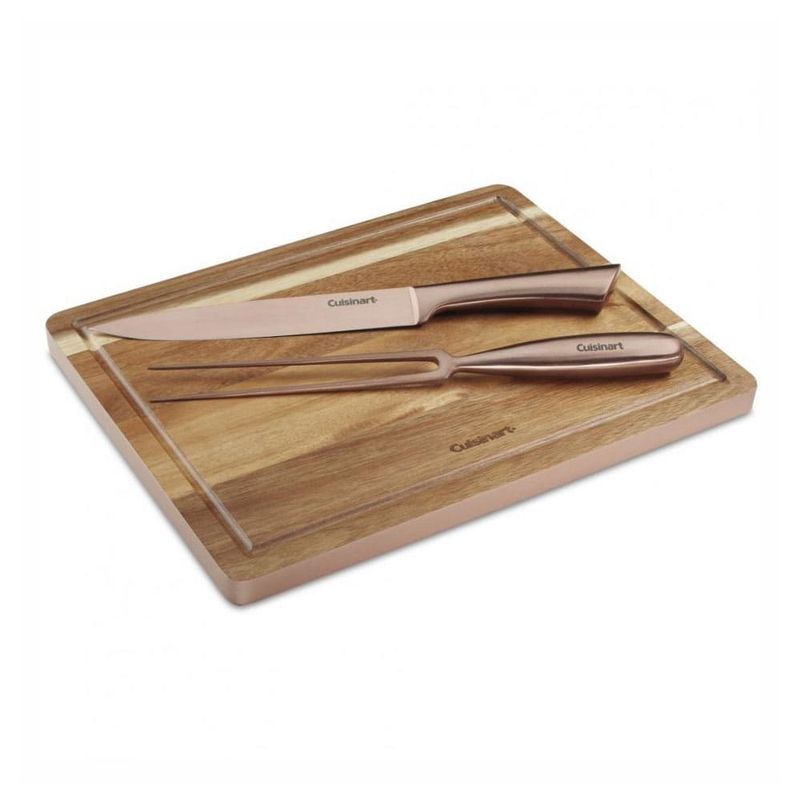 CUISINART – 3-Piece Rose Gold Carving Set