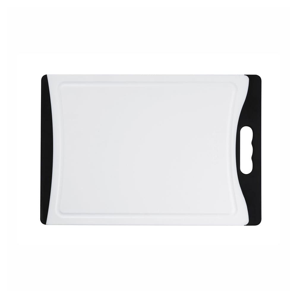 CUISINART – 14" Poly Cutting Board with Black Trim – White