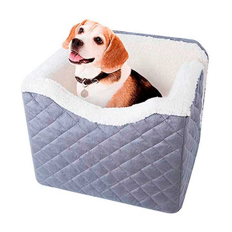 BEAU JARDIN Extra Large Dog Car Seat Raised Dog Booster Car Seats