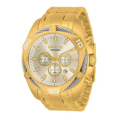 Watch Invicta Bolt Chronograph Quartz Silver Dial Men's 34121