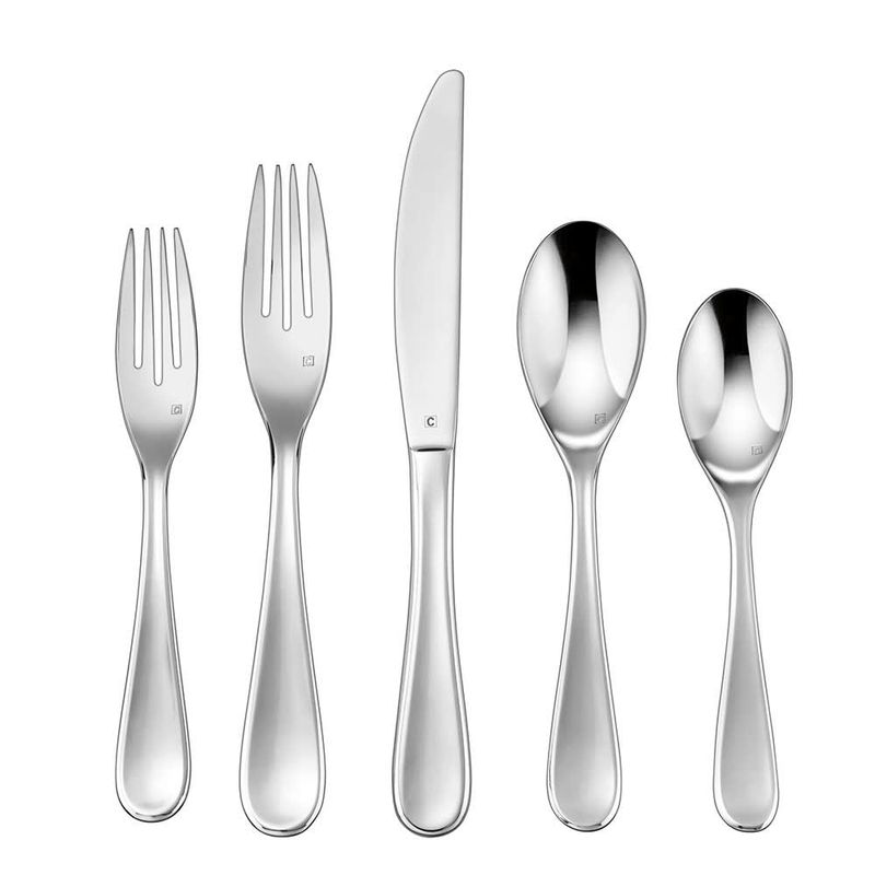CUISINART – Elite Maree Collection 20 Piece Flatware Set – Silver