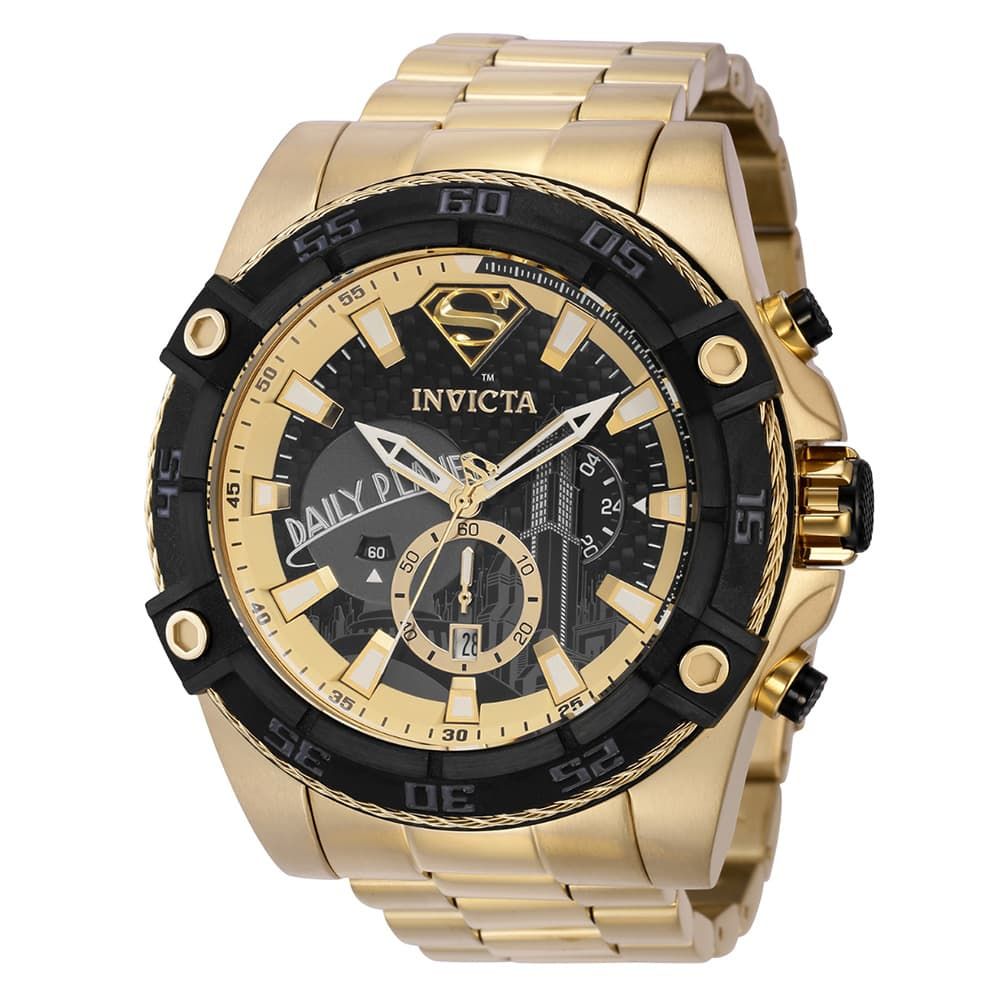 Watch Invicta DC Comics Superman Men's Watch - 52mm, Gold 41238