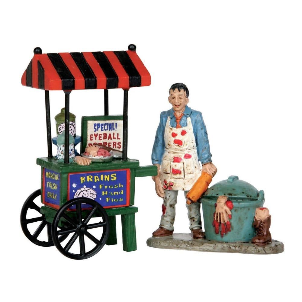 Lemax Spooky Town Zombie Brains Foodcart Set of 2# 52311 B00YSXWO3Q
