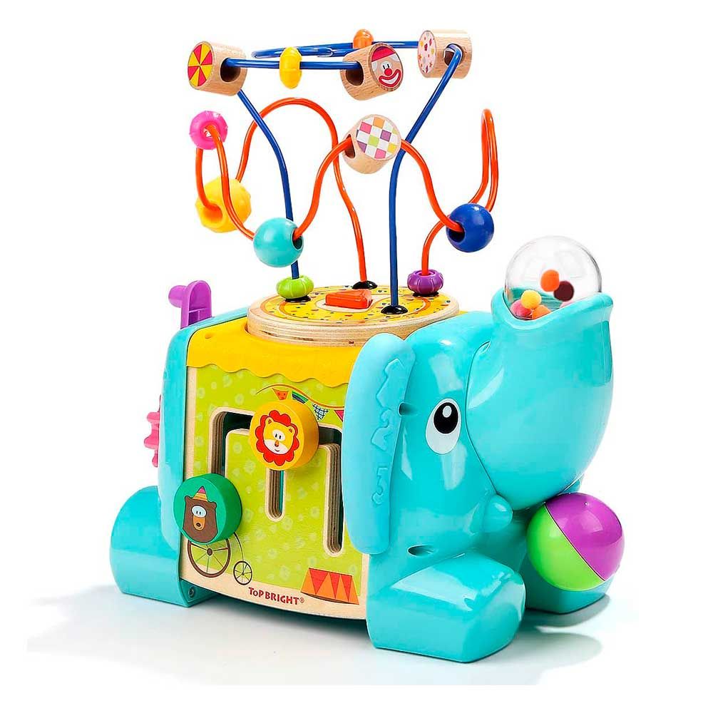 MIMA TOYS CUBE DACTIVITE 5 EN 1 ELEPHANT ID20384