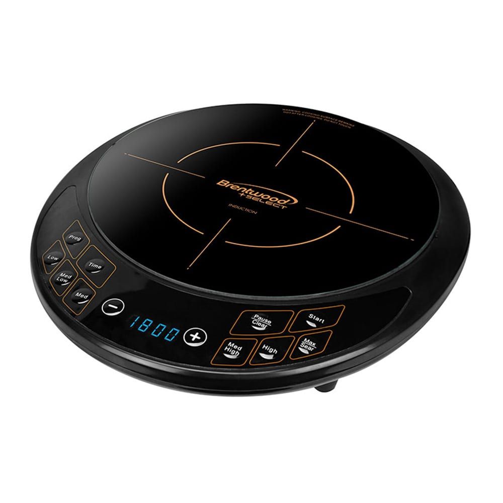 BRENTWOOD – 1,800 W Single Electric Induction Cooktop – Black