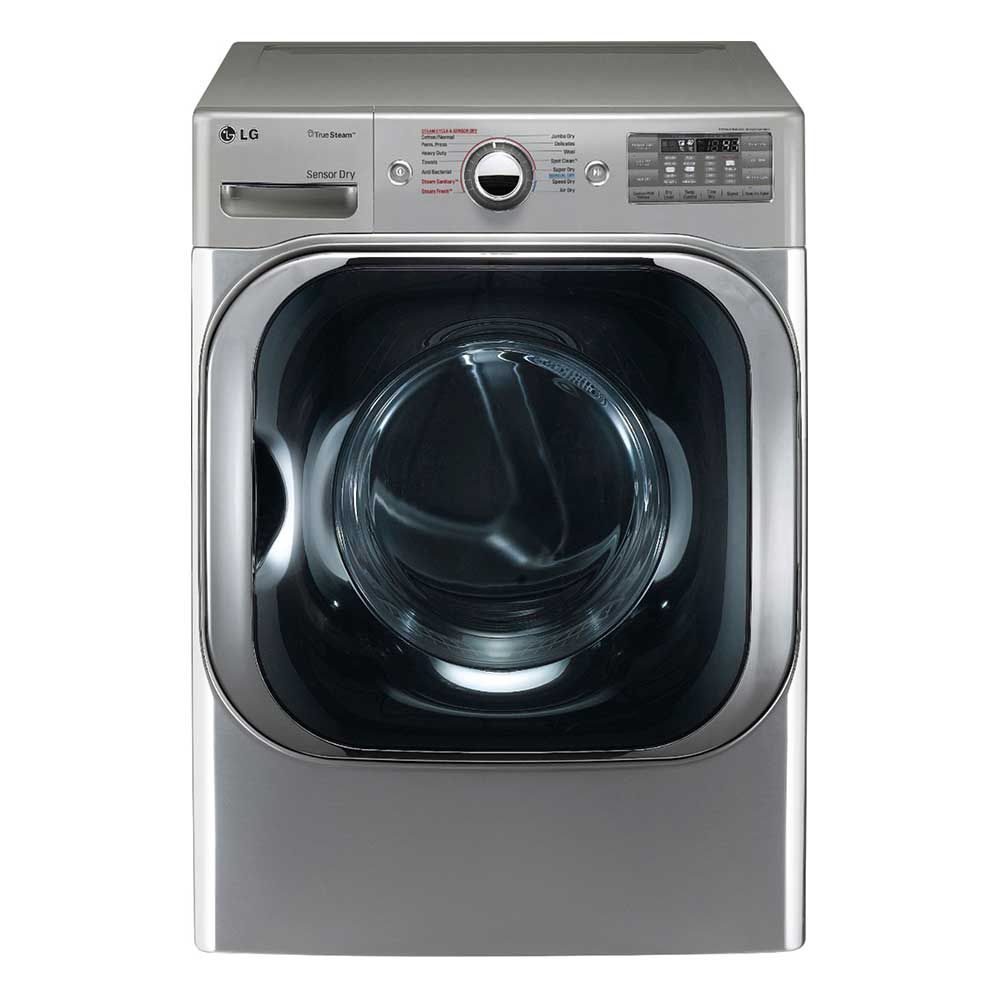 LG - 9.0 Cu. Ft. Electric Dryer with Steam and Sensor Dry DLEX8100V