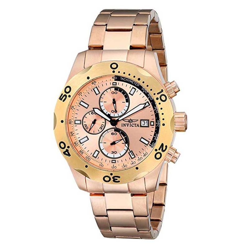 Watch Invicta Men's Specialty Analog Display Japanese Quartz Rose Gold 17755