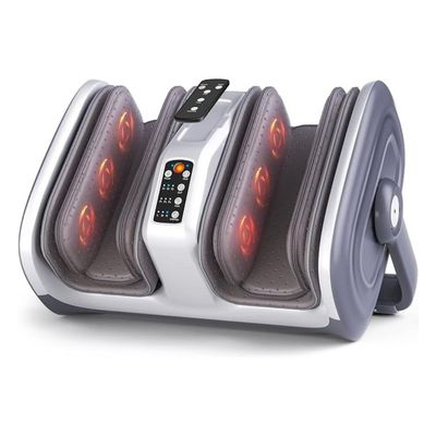 Foot Massager Machine with Heat, Shiatsu Massage System- Deep Scraping/ Rolling/Kneading for Plantar Fasciitis, Blood Circulation B09WDB1JW1