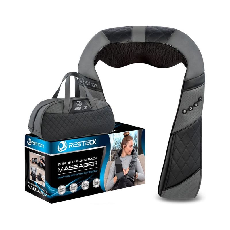 Massagers for Neck and Back with Heat - Deep Tissue 3D Kneading Pillow, Electric Shiatsu Back Neck and Shoulder Massage B07DBY2X24 Massagers for Neck and Back with Heat - Deep Tissue 3D Kneading Pillow, Electric Shiatsu Back Neck and Shoulder Massage B07DBY2X24