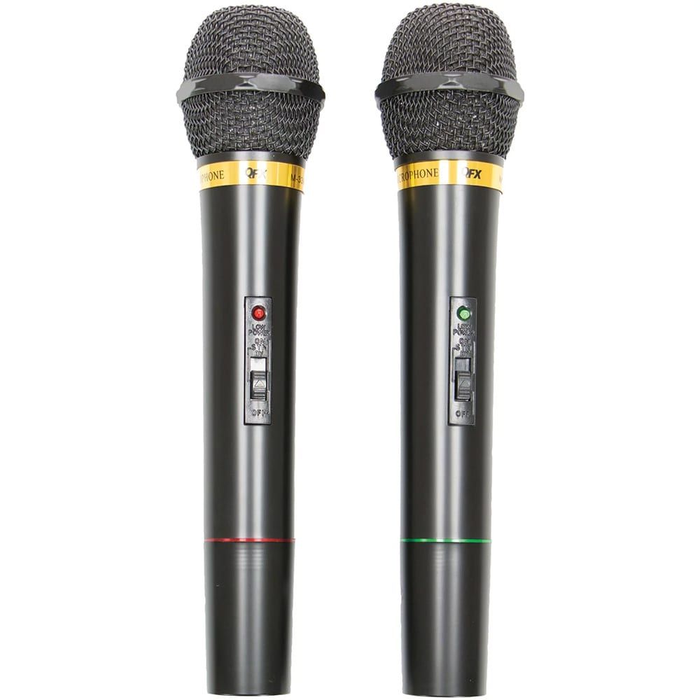 QFX – M-336 Twin Pack Wireless Dynamic Microphone System