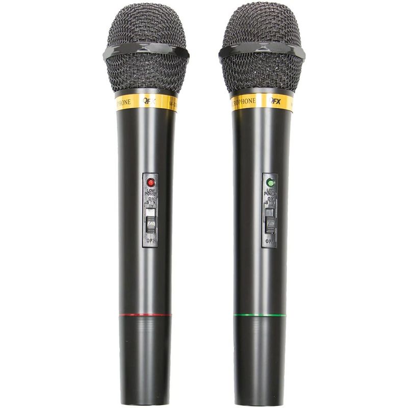 QFX – M-336 Twin Pack Wireless Dynamic Microphone System