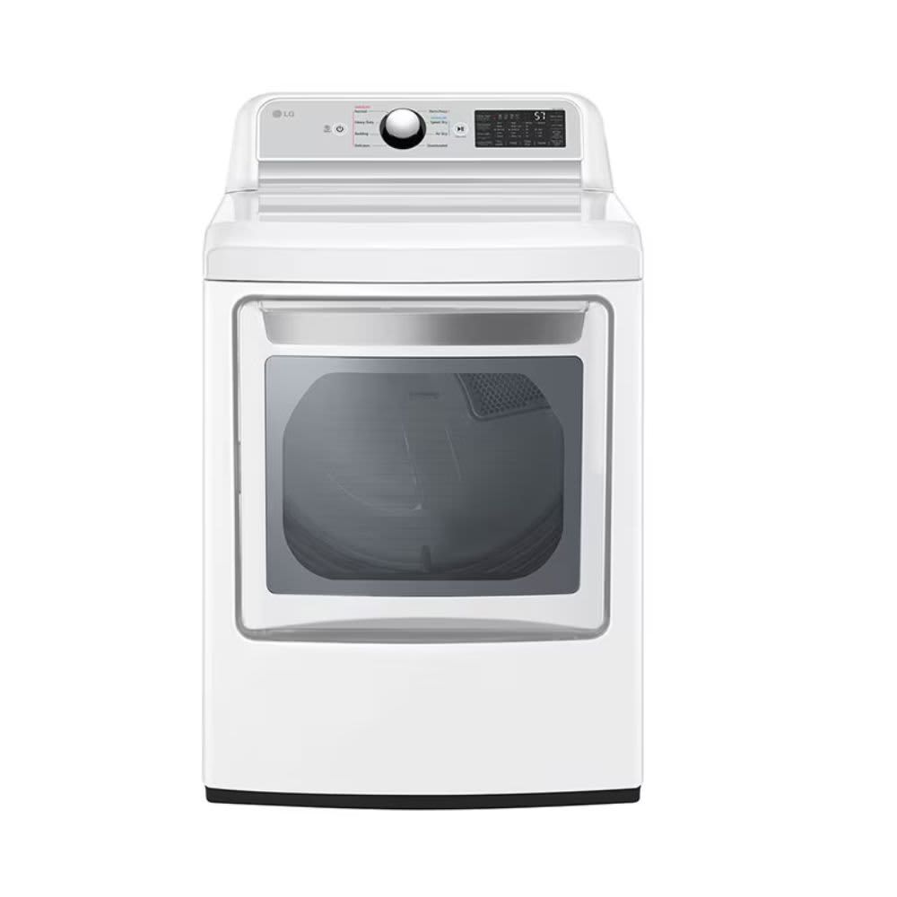 LG 7.3 cu. ft. Vented SMART Electric Dryer in White with EasyLoad Door and Sensor Dry Technology  DLE7400WE