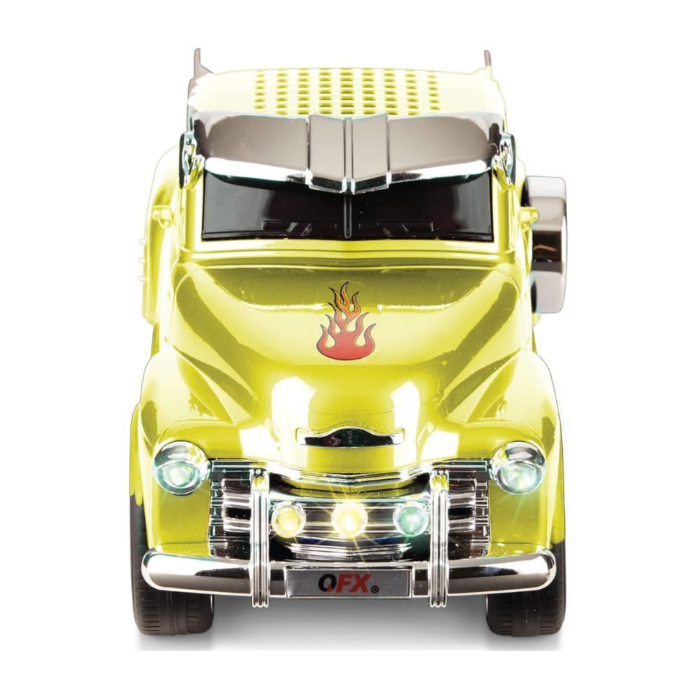 QFX – Bluetooth TWS Speaker with LED Party Lights – Yellow