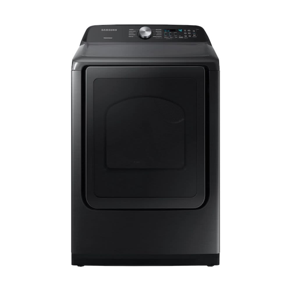 SAMSUNG – 7.4 Cu. Ft. Electric Dryer with Sensor Dry – Brushed Black
