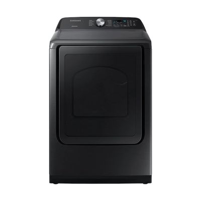 SAMSUNG – 7.4 Cu. Ft. Electric Dryer with Sensor Dry – Brushed Black