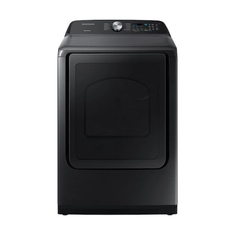 SAMSUNG – 7.4 Cu. Ft. Electric Dryer with Sensor Dry – Brushed Black