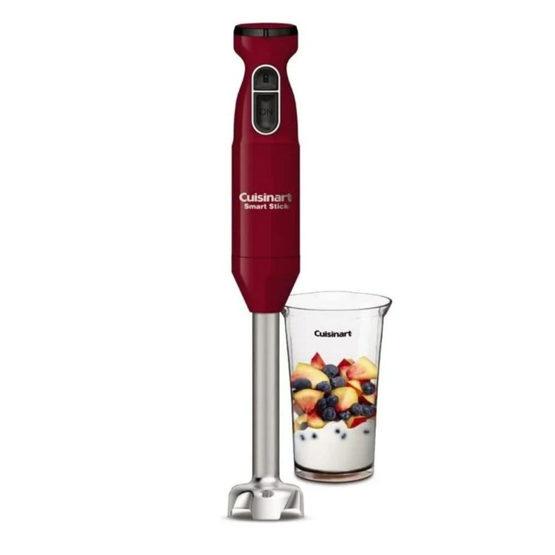 CUISINART – Smart Stick 2 Speed Immersion Blender with Mixing Bowl – Red