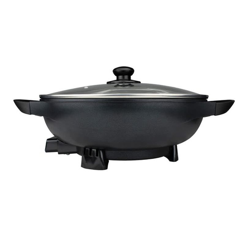 BRENTWOOD – 13‑In Electric Wok Skillet 1,400 W – Black