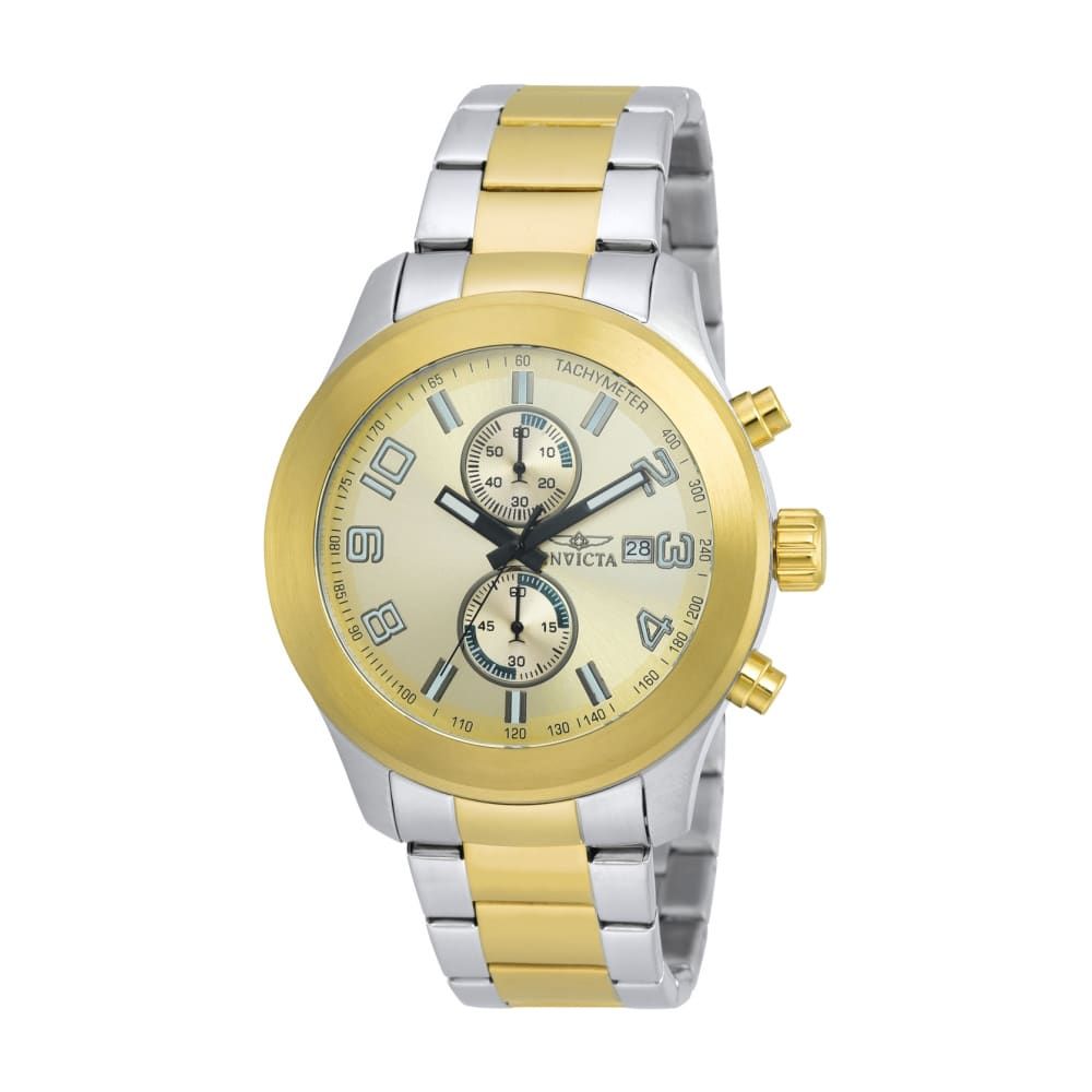 Watch Invicta Specialty Chronograph Gold Dial Men's 21491