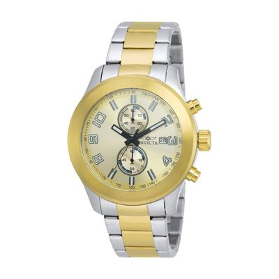 Watch Invicta Specialty Chronograph Gold Dial Men's 21491