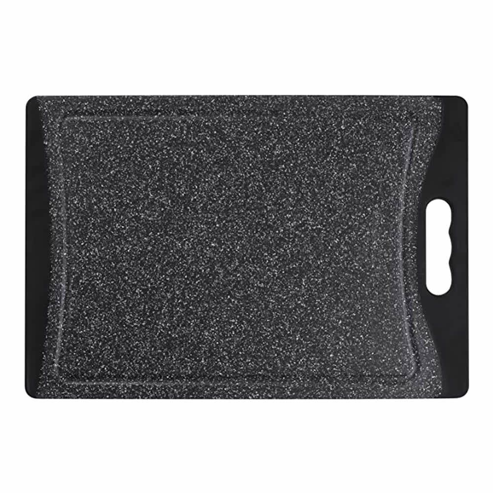 Cuisinart 14" Marble Board with Trim, Black CPB-14MB