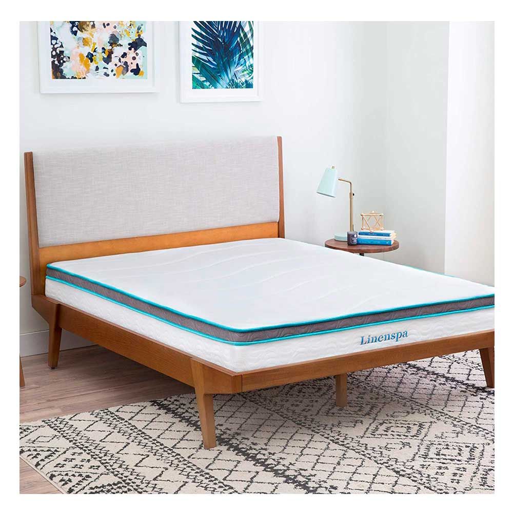 Linenspa 8 Inch Memory Foam and Innerspring Hybrid Mattress Twin Linenspa 8 Inch Memory Foam and Innerspring Hybrid Mattress Twin