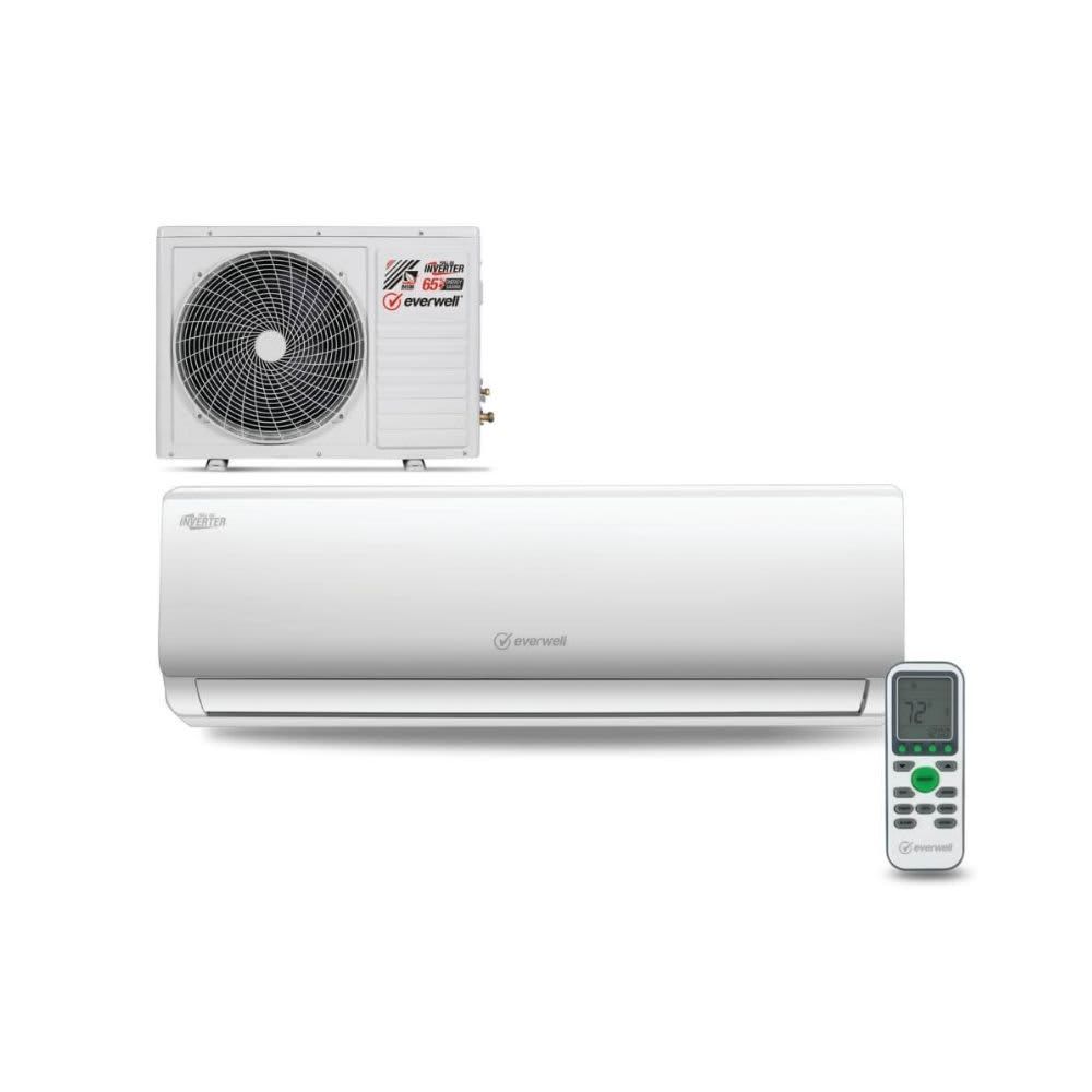 EVERWELL MINI SPLIT INVERTER 17 SEER2 R410A 12000BTU 220/1/60 HEATPUMP MKTH1223C-16