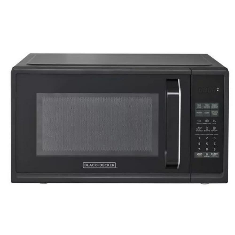 Black & Decker 0.9 cu. ft. Black Digital Microwave EM9PO22PQP2 Black & Decker 0.9 cu. ft. Black Digital Microwave EM9PO22PQP2