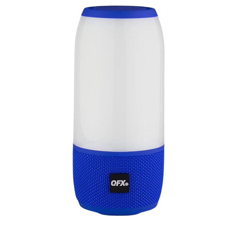 QFX  LED Bluetooth Speaker | 4'' Night Light Wireless SpeakerBT-22-BLU