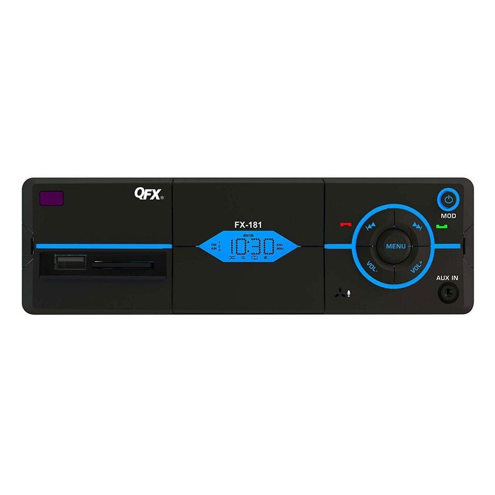 QFX Bluetooth AM FM USB SD Car Stereo FX-181