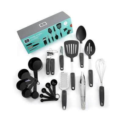 GIBSON – Chefs Better Basics 18-Piece Gadgets & Tools Combo Set – Black GIBSON – Chefs Better Basics 18-Piece Gadgets & Tools Combo Set – Black