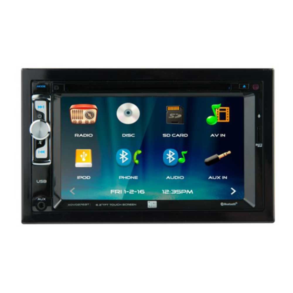 Dual 6.2" LCD Touch Screen Double Din Car Stereo XDVD276BT