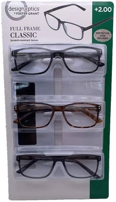 Lenses +2.00 Design Optics by Foster Grant 743186 Open Box