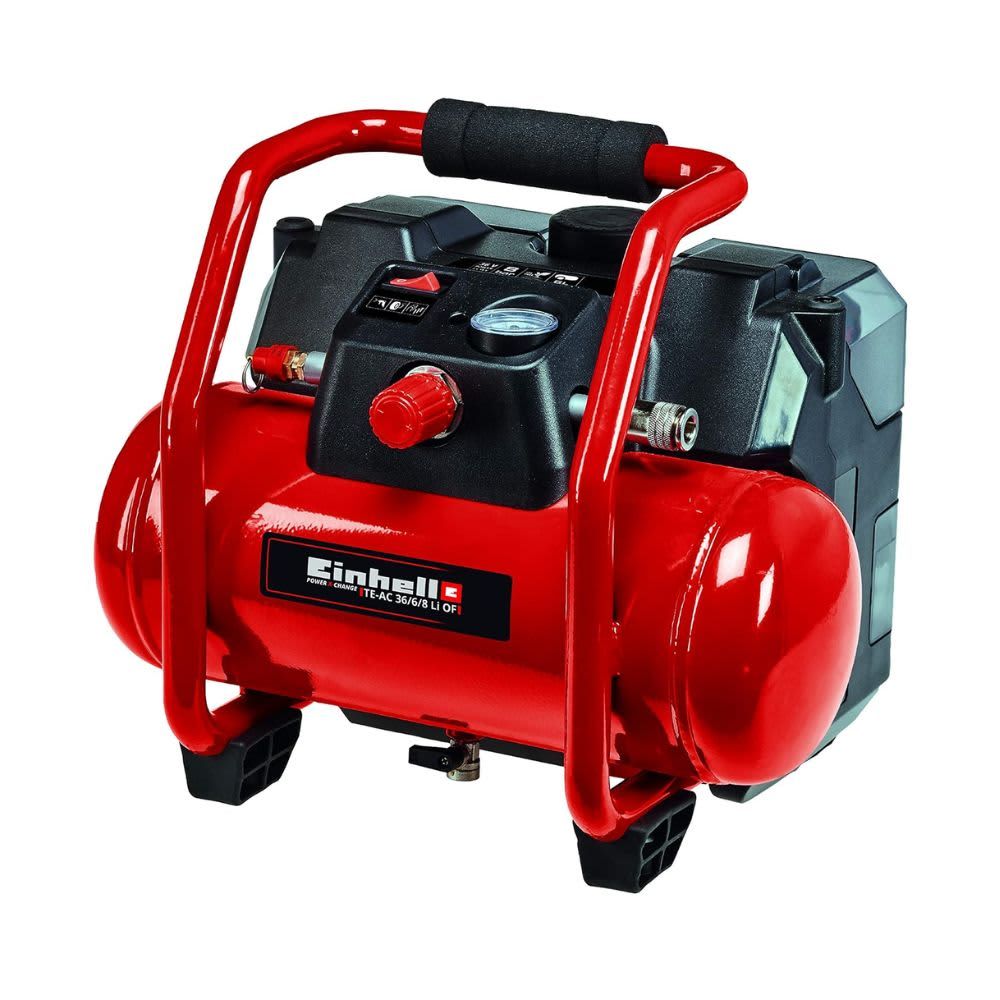 EINHELL – 36V Cordless Air Compressor Power X-Change 135 PSI 1.6 gal EINHELL – 36V Cordless Air Compressor Power X-Change 135 PSI 1.6 gal