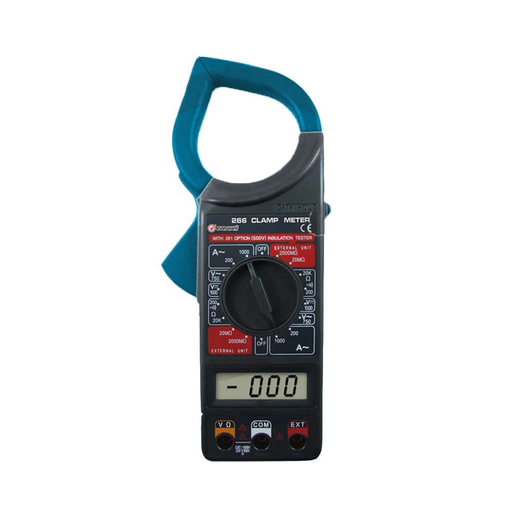 EVERWELL – Digital Clamp Meter DVC=200m-20-200-1000V ACV=200-750V