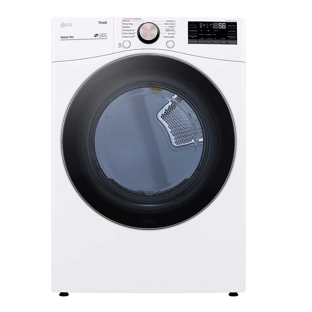 LG - 7.4 Cu. Ft. Stackable Smart Gas Dryer DLGX4201W