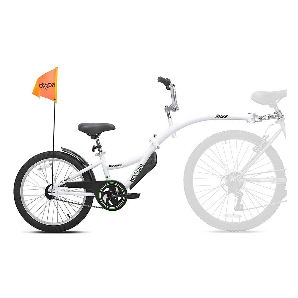 Kazam Co-Pilot Bike Trailer White, 20 inch 96456