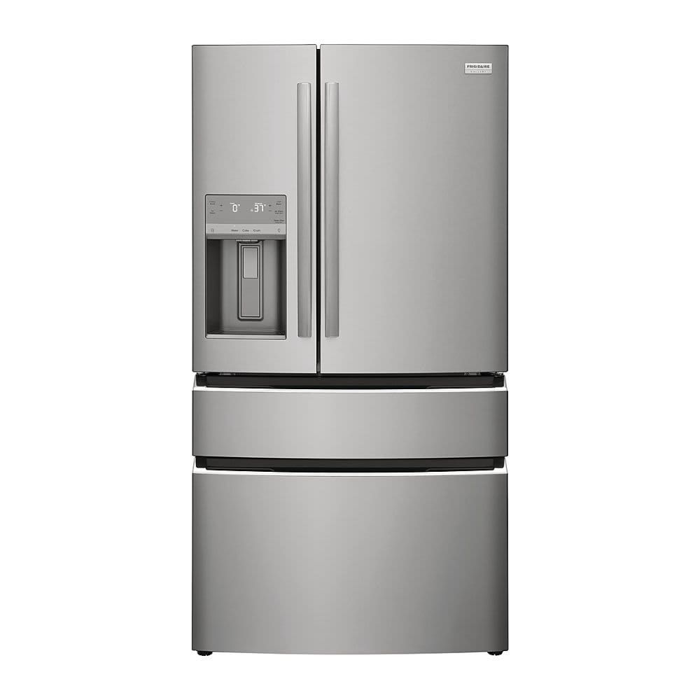 Frigidaire Gallery 36 in. 26.3 cu. ft. 4 Door French Door Standard Depth Refrigerator in Stainless Steel GRMS2773AF