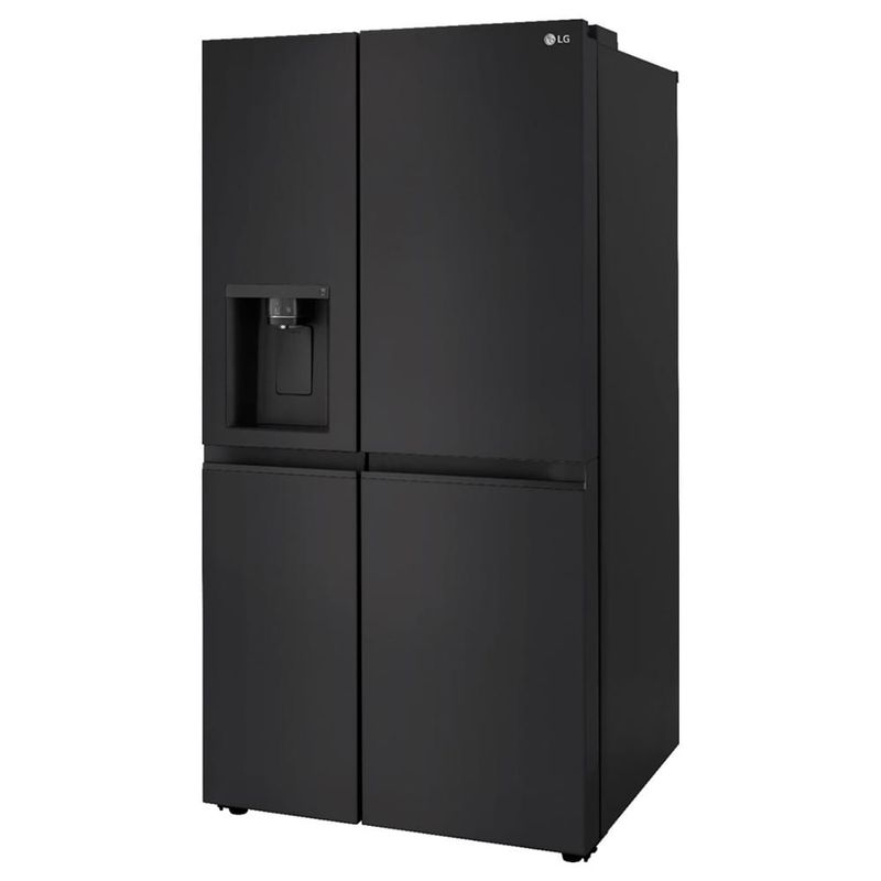 LG - 27.2 cu ft Side by Side Refrigerator Black LRSXS2706B