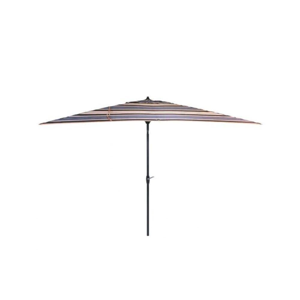 Hampton Bay 10' Stripe Aluminum Market Patio Umbrella 9106-01523100 Hampton Bay 10' Stripe Aluminum Market Patio Umbrella 9106-01523100