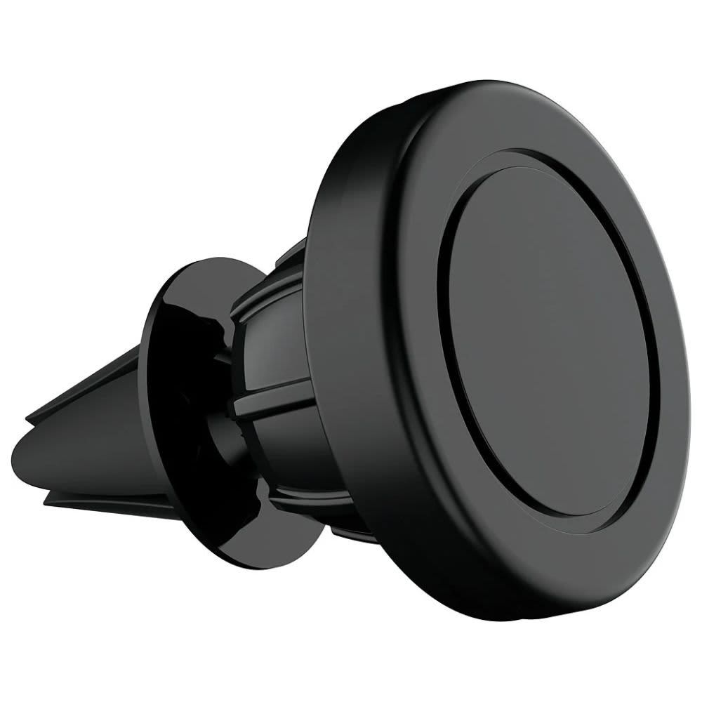 Chargeworx - Magnetic Air Vent Mount for Most Cell Phones - Black CHA-CX9940BK