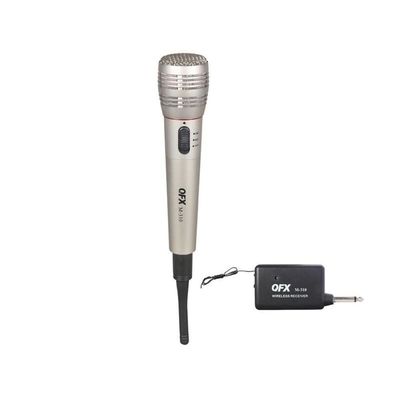 QFX – Silver Wireless Dynamic Professional Microphone – Silver